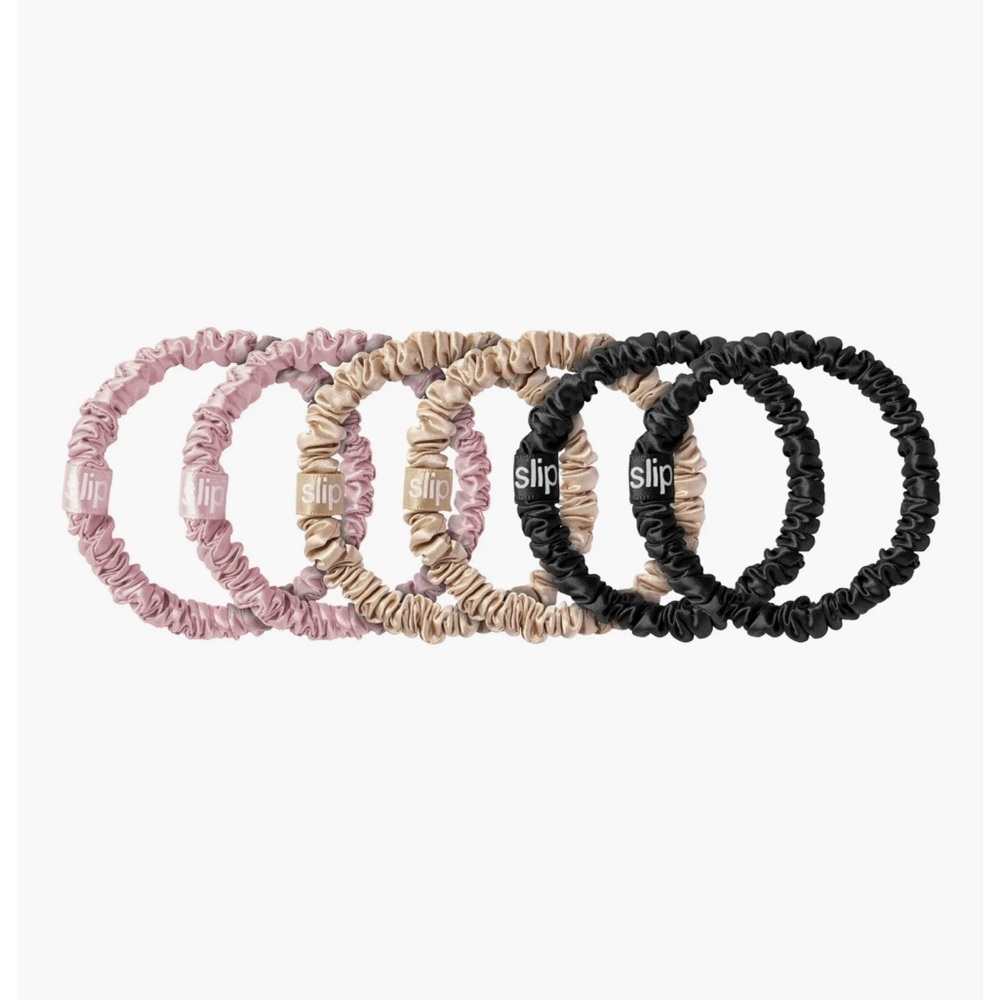 Slip Pure Silk 6-Pack Skinny Scrunchies - Picture 2 of 12